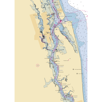 St. Augustine Marine Center (Saint Augustine, FL) NOAA Chart  Gaming Mouse Pad