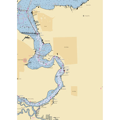 Corky Bell's Seafood and Steaks at Gator Landing (San Mateo, FL) NOAA Chart  Gaming Mouse Pad