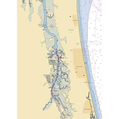 Windward at Beach Marine (Jacksonville Beach, FL) NOAA Chart  Gaming Mouse Pad