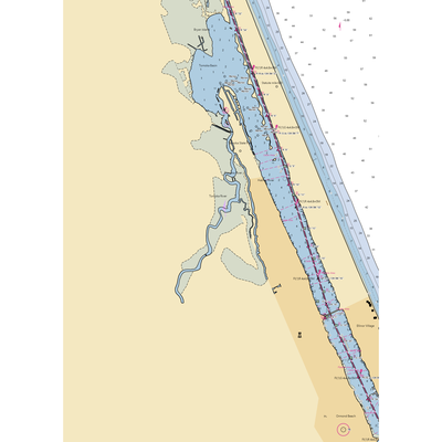 Tomoka Boat Club, LLC (Ormond Beach, FL) NOAA Chart  Gaming Mouse Pad