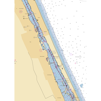 Halifax Sailing Association (Daytona Beach, FL) NOAA Chart  Gaming Mouse Pad