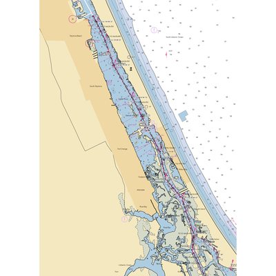 Marina Port Orange (Daytona Beach, FL) NOAA Chart  Gaming Mouse Pad