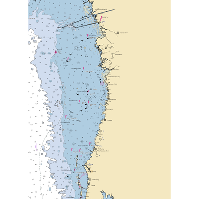 Nature Coast Marina (Spring Hill, FL) NOAA Chart  Gaming Mouse Pad