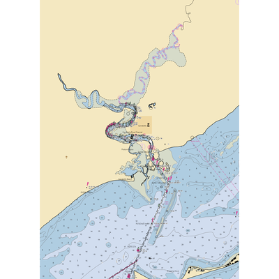 Carrabelle Boat Club (Carrabelle, FL) NOAA Chart  Gaming Mouse Pad