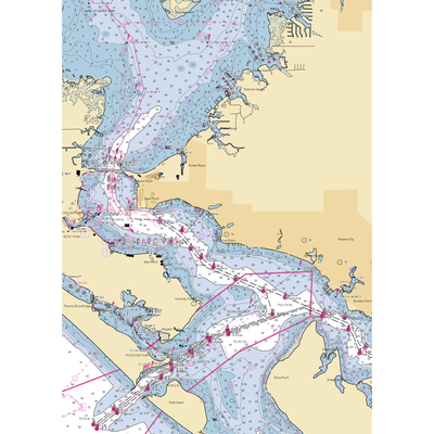 C.S.S. Yacht Basin (Panama City Beach, FL) NOAA Chart  Gaming Mouse Pad