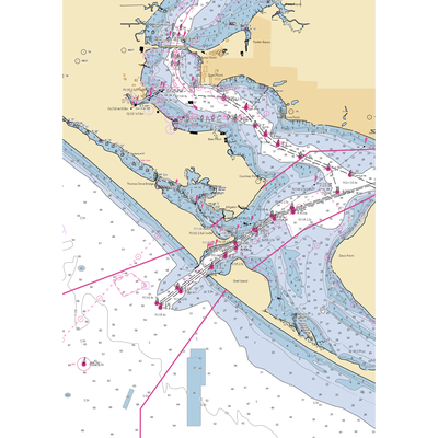 Point South Marina at Bay Point (Panama City, FL) NOAA Chart  Gaming Mouse Pad