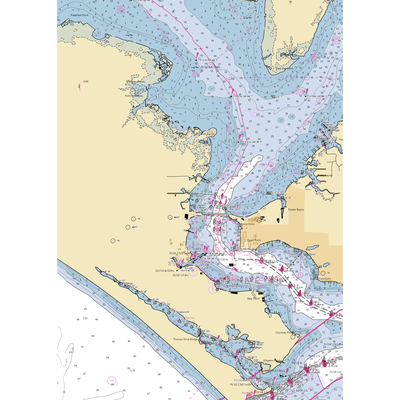 Bayside Marina (Panama City, FL) NOAA Chart  Gaming Mouse Pad