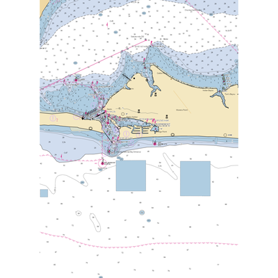 Destin Yacht Club (Valparaiso, FL) NOAA Chart  Gaming Mouse Pad