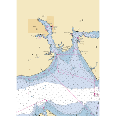 Eglin Outdoor Recreation (Valparaiso, FL) NOAA Chart  Gaming Mouse Pad