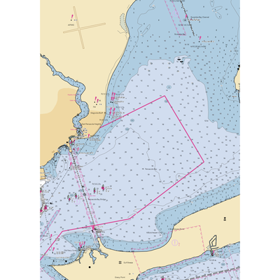 Rooks Marina (Pensacola, FL) NOAA Chart  Gaming Mouse Pad