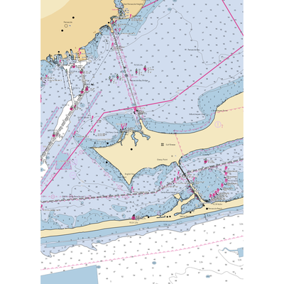 Pier 1 Marina (Pensacola, FL) NOAA Chart  Gaming Mouse Pad