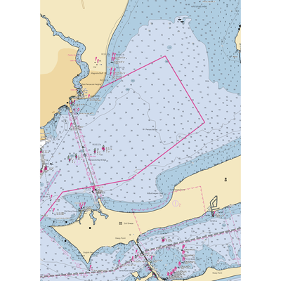 Baylen Slips Marina (Pensacola, FL) NOAA Chart  Gaming Mouse Pad