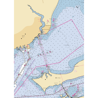 Chico Marina (Pensacola, FL) NOAA Chart  Gaming Mouse Pad