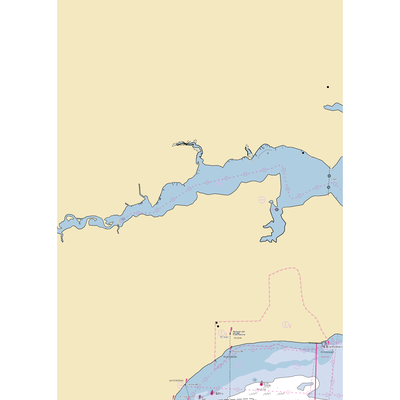 Mac's Marina (Pensacola, FL) NOAA Chart  Gaming Mouse Pad