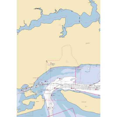 Sherman Cove Marina (Pensacola, FL) NOAA Chart  Gaming Mouse Pad