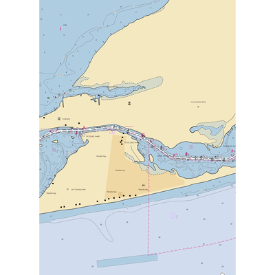 A and M Perdido Resort (Pensacola, FL) NOAA Chart  Gaming Mouse Pad