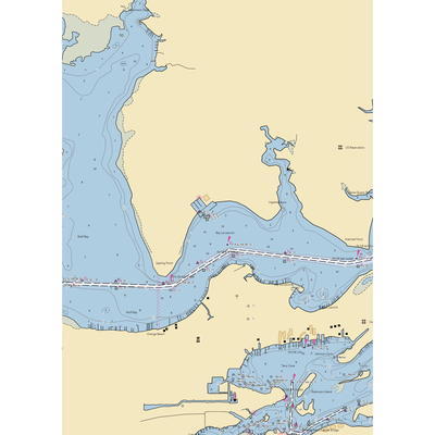 Barber Marina (Orange Beach, AL) NOAA Chart  Gaming Mouse Pad