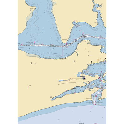 Trent Marina (Orange Beach, AL) NOAA Chart  Gaming Mouse Pad