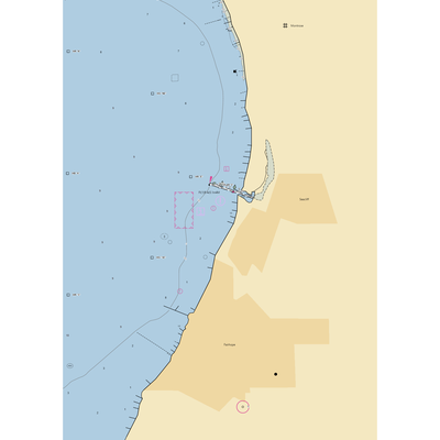 Fairhope Docks Marina (Montrose, AL) NOAA Chart  Gaming Mouse Pad