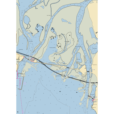 Convention Center Courtesy Dock (Mobile, AL) NOAA Chart  Gaming Mouse Pad