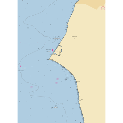 Marriott Grand Hotel Marina (Point Clear, AL) NOAA Chart  Gaming Mouse Pad