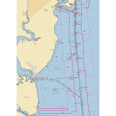 Buccaneer Yacht Club (Satsuma, AL) NOAA Chart  Gaming Mouse Pad