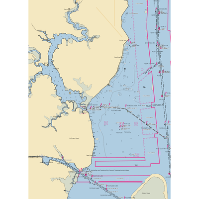 Mobile Yacht Club (Satsuma, AL) NOAA Chart  Gaming Mouse Pad