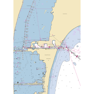 Sunrise Marina & Tiki Bar (Cape Canaveral, FL) NOAA Chart  Gaming Mouse Pad