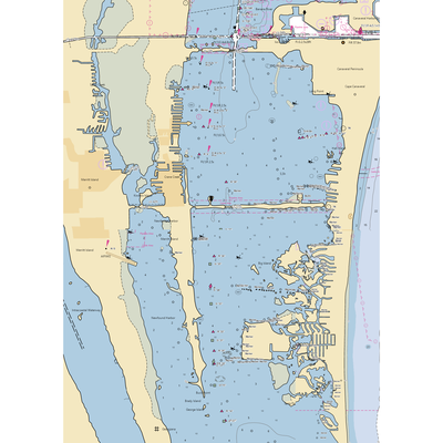 River Palms MHP (Cocoa Beach, FL) NOAA Chart  Gaming Mouse Pad