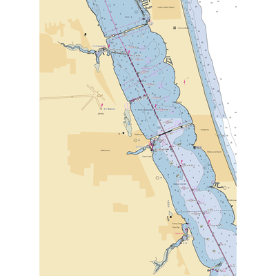 Melbourne Yacht Club (Malabar, FL) NOAA Chart  Gaming Mouse Pad