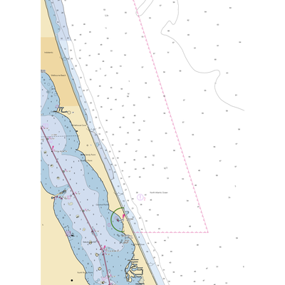 Pelican Harbor Marina (Melbourne, FL) NOAA Chart  Gaming Mouse Pad