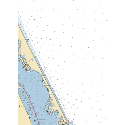 Treasure Coast Marina (Melbourne, FL) NOAA Chart  Gaming Mouse Pad