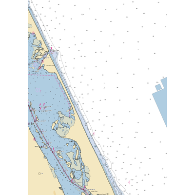 Sebastian Saltwater Marina and Lodge (Sebastian, FL) NOAA Chart  Gaming Mouse Pad