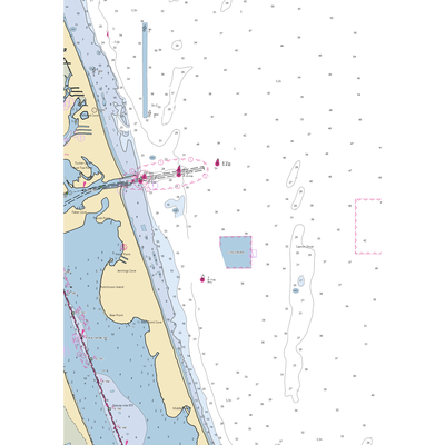 Safe Harbor Harbortown (Fort Pierce, FL) NOAA Chart  Gaming Mouse Pad