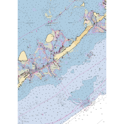 Papa Joe's Marina (Islamorada, FL) NOAA Chart  Gaming Mouse Pad