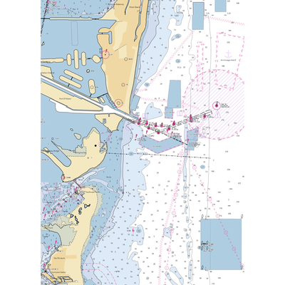 Brickell Place Marina (Miami, FL) NOAA Chart  Gaming Mouse Pad