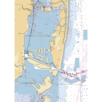 Miami Yacht Club (Miami, FL) NOAA Chart  Gaming Mouse Pad