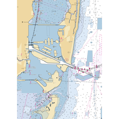 One Island Park - Miami Beach (Miami Beach, FL) NOAA Chart  Gaming Mouse Pad