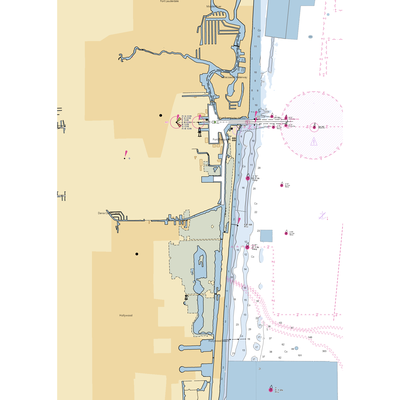 InterMarine - Dania (Dania, FL) NOAA Chart  Gaming Mouse Pad