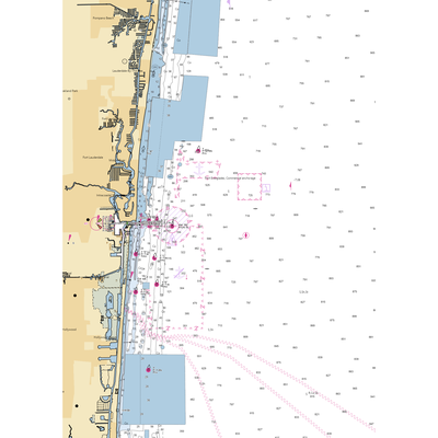 Roscioli Yachting Center (Hollywood, FL) NOAA Chart  Gaming Mouse Pad