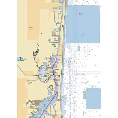 Turnberry Marina (Miami, FL) NOAA Chart  Gaming Mouse Pad