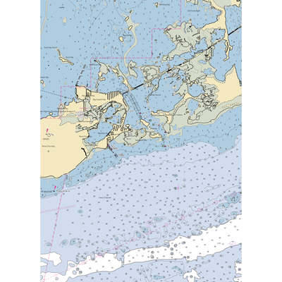 Geiger Key Marina RV Park (Sugarloaf Shores, FL) NOAA Chart  Gaming Mouse Pad
