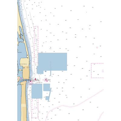 Loggerhead Marina at Riviera Beach (West Palm Beach, FL) NOAA Chart  Gaming Mouse Pad