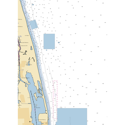 Soverel Harbour Marina (West Palm Beach, FL) NOAA Chart  Gaming Mouse Pad