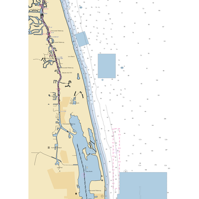 PORT 32 Palm Beach Gardens (West Palm Beach, FL) NOAA Chart  Gaming Mouse Pad