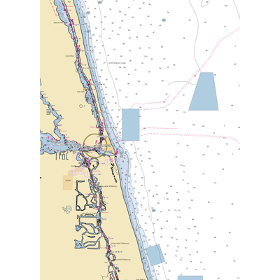 1000 North Restaurant and Club (Hobe Sound, FL) NOAA Chart  Gaming Mouse Pad