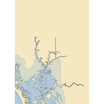 Mullock Creek Marina (Fort Myers, FL) NOAA Chart  Gaming Mouse Pad