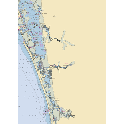 Anglers Paradise of Bonita Springs (Bonita Springs, FL) NOAA Chart  Gaming Mouse Pad