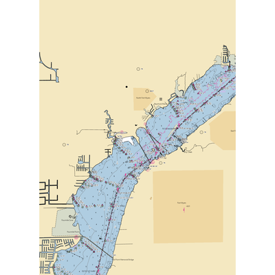 Best Western Fort Myers Waterfront (Cape Coral, FL) NOAA Chart  Gaming Mouse Pad