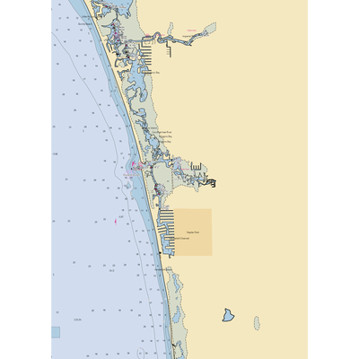 Island Marina (Naples, FL) NOAA Chart  Gaming Mouse Pad